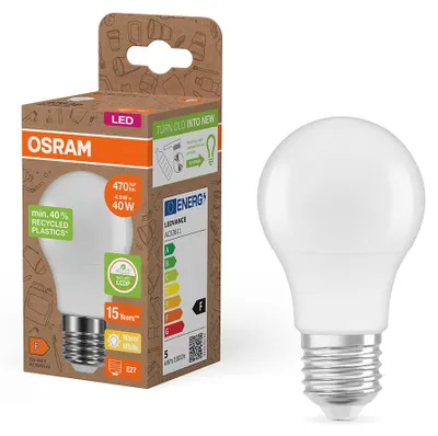 Immagine prodotto di Osram 4058075831766 Lampadina LED Bianco caldo 2700 K 4,9 W E27 F