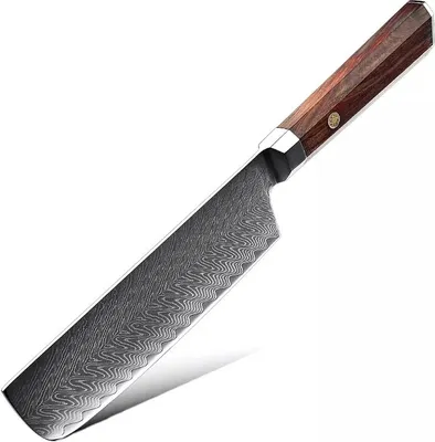 Zdjęcie produktu dla Adamaszkowy nóż kuchenny IW-20166 - Cleaver KP20166