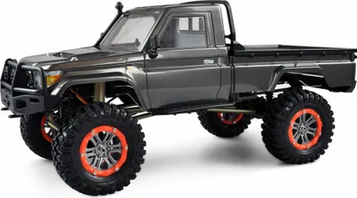 Produktbild von Amewi AMXRock RCX10P Scale Crawler - Raupenfahrzeug - Elektromotor - 1:10 - Betriebsbereit (RTR) - Grau - Aluminium - Metall
