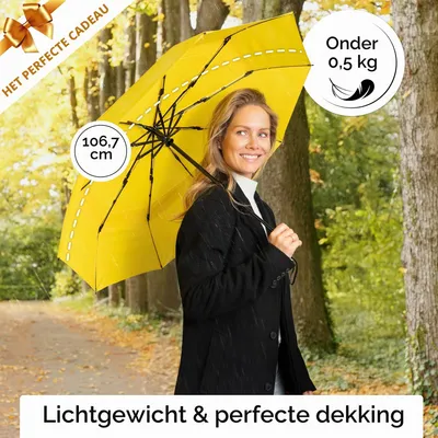 Produktbild von Reise-Regenschirm, windbeständig, 42 Zoll, automatisch, kompakt für unterwegs