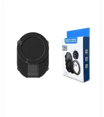 Productafbeelding van INF Verstelbare dubbelzijdige magnetische telefoonstandaard, compatibel met MagSafe, opvouwbaar ABS 360° draaibare zuighouder