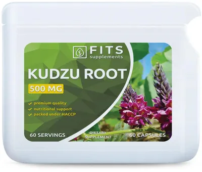 Immagine prodotto di Radice di kudzu 500 mg, 40% di isoflavoni, 60 capsule