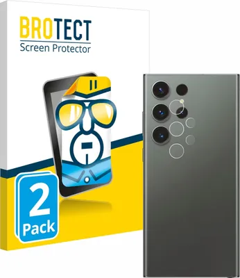 Produktbild von 2x Für Samsung Galaxy S23 Ultra Enterprise Edition (NUR Kameraschutz) Schutzfolie BROTECT Displayschutz Display Schutz Folie Klar Transparent