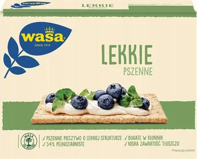 Zdjęcie produktu dla WASA Pieczywo Lekkie Pszenne 110 g