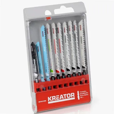 Image de Coffret de 10 lames pour scie sauteuse