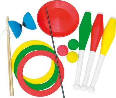 Zdjęcie produktu dla EDUPLAY 170-129 Zestaw do żonglowania, wielokolorowy, 12 elementów (1 zestaw)