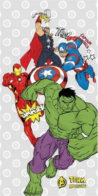 Obrázok produktu pre Avengers - Plážová osuška - Tím