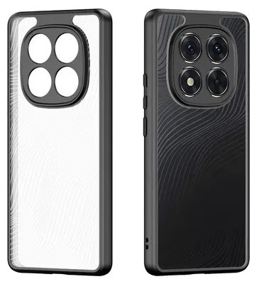 Immagine prodotto di Custodia per cellulare per Xiaomi Redmi Note 14 Pro 4G, Dux Ducis Aimo, trasparente con cornice nera