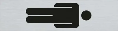 Immagine prodotto di Percorso di prelievo Alulook 165x44 mm Uomo Simbolo in piedi