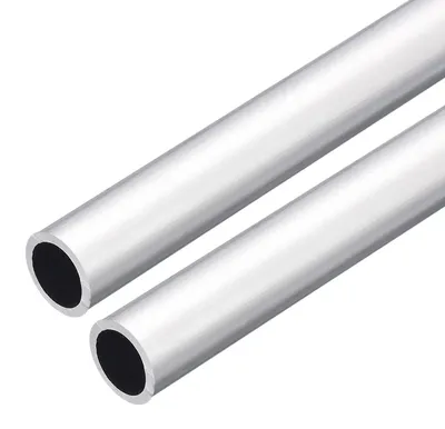 Aluminium-Rundrohr 16 mm AD, 12 mm ID, 200 mm Länge, 2 Stück