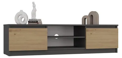 Produktbild von TV-Schrank Wolfgang Artisan-Eiche / Anthrazit 140 cm
