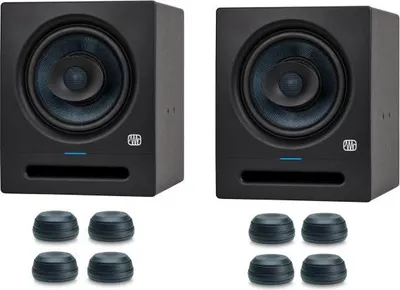 Image de Moniteur de studio Presonus Eris Pro 8 1 paire avec pieds d'enceinte