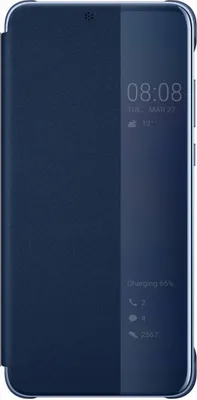 Produktbild von Huawei Smart View Flip Cover, Folio, Huawei, P20 Lite, 14,8 cm (5.84"), Blau, Durchscheinend