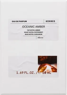 Immagine prodotto di Eau de Parfum per donna Korres, Oceanic Amber, 50 ml.