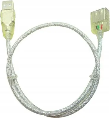 Obrázek produktu pro Microconnect USBAAF05T, 0,5 m, USB A, USB A, USB 2.0, Samec/samice, Průhledná