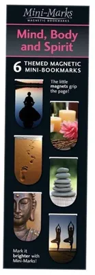 Zdjęcie produktu dla Zakładki Mind Body and Spirit magnetyczne 6 szt.