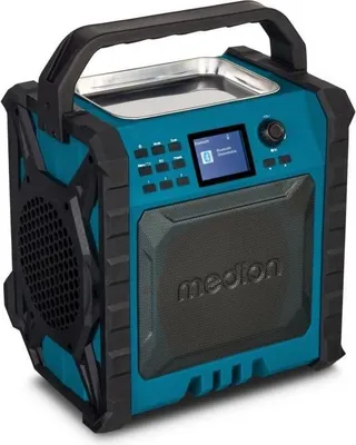 Image de Radio d'Extérieur MEDION, IP54, 30W RMS, DAB+, Bluetooth 5.3, Batterie 10h, Fonction Powerbank