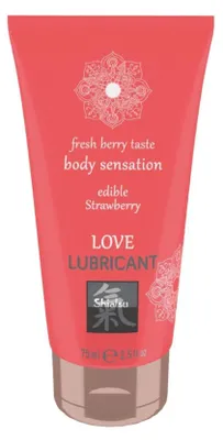 Produktbild von HOT Shiatsu Love Lubricant edible Strawberry 75ml