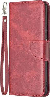 Produktbild von König Design Hülle kompatibel mit Xiaomi Redmi Note 11 Pro / Note 11 Pro+ 5G Kunstleder Handyhülle - Handy Case Rot