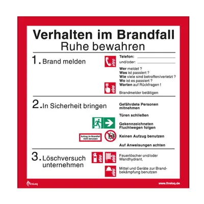 Produktbild von Verhalten im Brandfall Kunststoffplatte selbstklebend nicht nachleuchtend