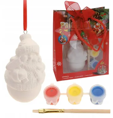 Produktbild von Artmaker Weihnachtsfigur zum Bemalen DIY Kinder Set Geschenk