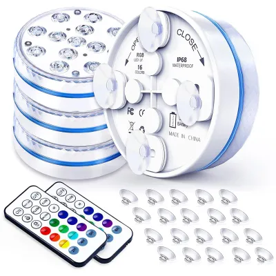 Produktbild von Joycome Poolbeleuchtung Unterwasser, IP68 Wasserdicht 13 LED Pool Licht