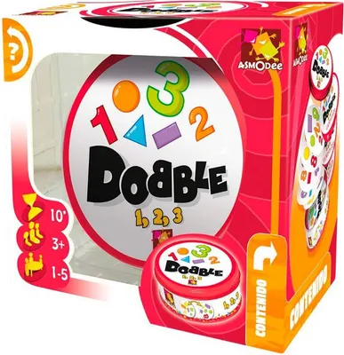 Image de Asmodee Dobble Formas & Numeros Jeu de société Multicolore One Size
