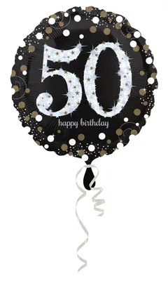 Produktbild von AMSCAN Sd-C Sparkling Birthday 50 0 0 0