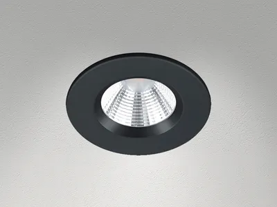 Produktbild von Trio Einbauleuchte Zagros Ø 8,5 cm Schwarz matt