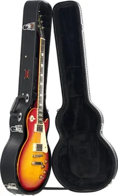 Image de Étui rigide pour guitare électrique 105 cm avec serrure et clé pour guitares LES Paul