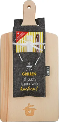 Produktbild von Gilde Holz Schneidebrett Set Grillen