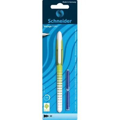 Imagen del producto de Schneider Füller, con 2 cartuchos de repuesto, en blíster