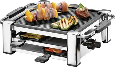 Produktbild von Rommelsbacher RCC 1000 Raclette mit 4 Raclettepf?nnchen, Thermostat