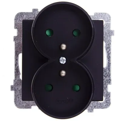 Obrázek produktu pro Ospel GP-2RRZP/m/33, Černá, IP20, 16 A, 71 mm, 48 mm, 71 mm