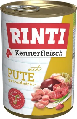 Zdjęcie produktu dla RINTI Kennerfleisch Turkey - mokra karma dla psów - 400 g