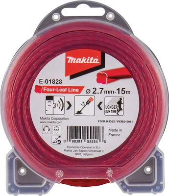 Image de Fil de coupe hélicoïdal MAKITA E-01828 pour débroussailleuse Ø2,7mm 15m