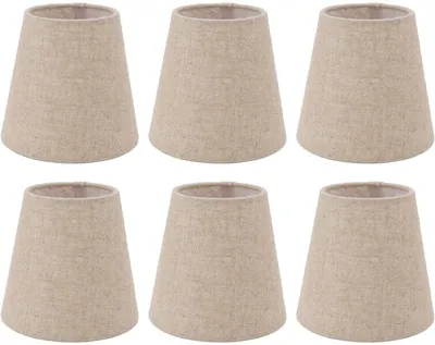 Produktbild von Lampenschirm 6 Stück, 3.7x5.5x5.1 Zoll, Leinen, für Küche