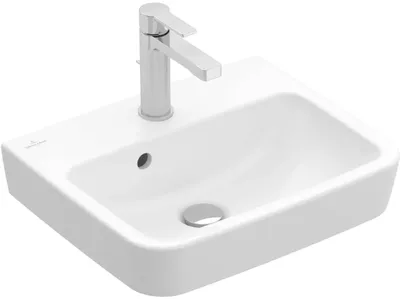 Produktbild von Villeroy & Boch O.Novo Fontein Met Overloop En Kraangat 50x37x16 cm Wit CeramicPlus