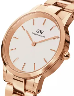 Image de Daniel Wellington Iconic Link 32 or rose blanc