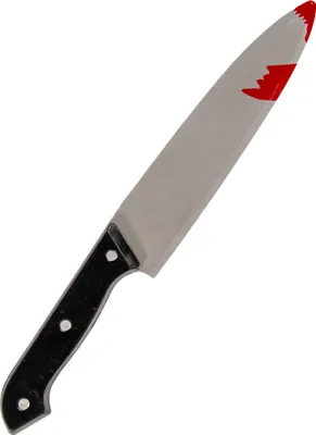 Produktbild von Schlachthaus Messer mit Blutspritzer als Spielzeugwaffe & Kostümzubehör