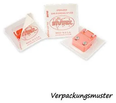Produktbild von Medizinische Ohrstecker / Gesundheitsstecker / Erstohrstecker Herz von Studex weiß