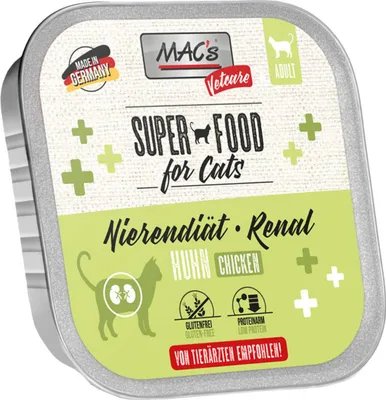 Produktbild von MACs Vetcare Nierendiät (Renal) mit Huhn 100 g - 16 Stück