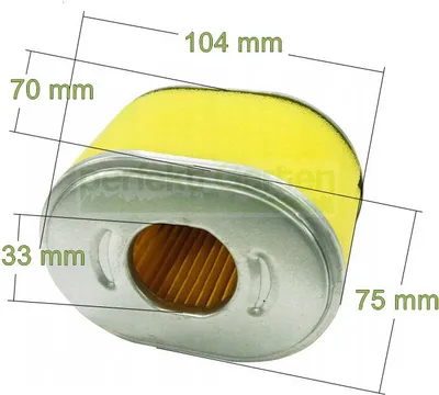 Produktbild von Luftfilter für Stromerzeuger Wasserpumpe Schneefräse mit Honda 5,5-6,5PS Motor