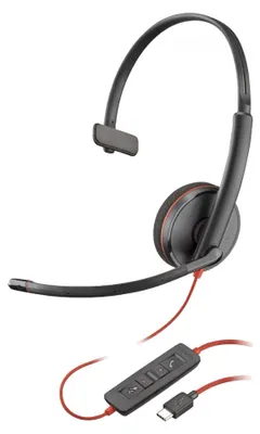 Immagine prodotto di POLY Cuffie Blackwire 3210 monoaurali USB-C adattatore USB-C/A