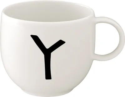 Obrázek produktu pro like. by Villeroy & Boch LETTERS Kaffeebecher 'Y' 330 ml - A