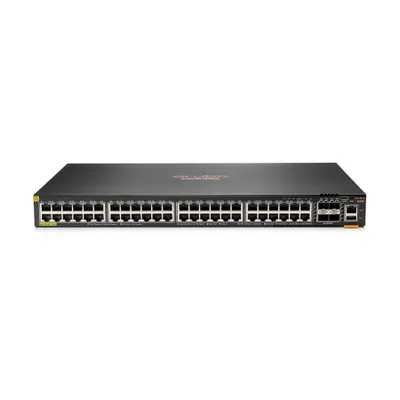 Produktbild von HPE Aruba Networking CX 6200F 48G Class4 PoE 4SFP+ 740W Switch, Managed, L3, Gigabit Ethernet (10/100/1000), Power over Ethernet (PoE), Rack-Einbau, 1U
