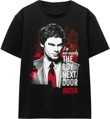 Image de Dexter - "Boy Next Door" T-shirt unie homme/femme TV15616 (S) (Noir)