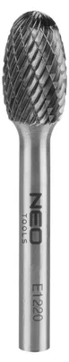 Obrázok produktu pre Fréza na kov HM, typ E (oválna), 12 x 20 mm, stopka 6 x 45 mm