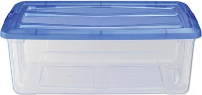 Immagine prodotto di Iris Topbox Opbergbox 30L 57.5x39x20.5 cm Blauw/Transparant