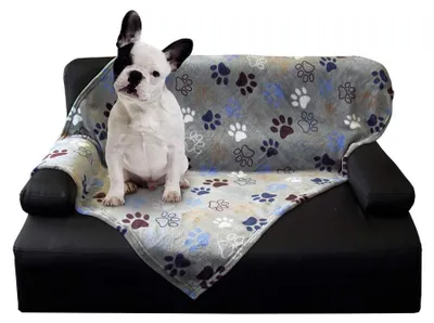 Obrázok produktu pre Fleecová deka Nobby „LISSI“ Classic, svetlosivá; dĺžka x šírka: 75 x 100 cm